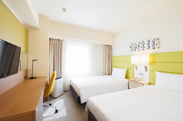 غرفة قياسية بسريرين، Ana Holiday Inn Sapporo Susukino 3/5