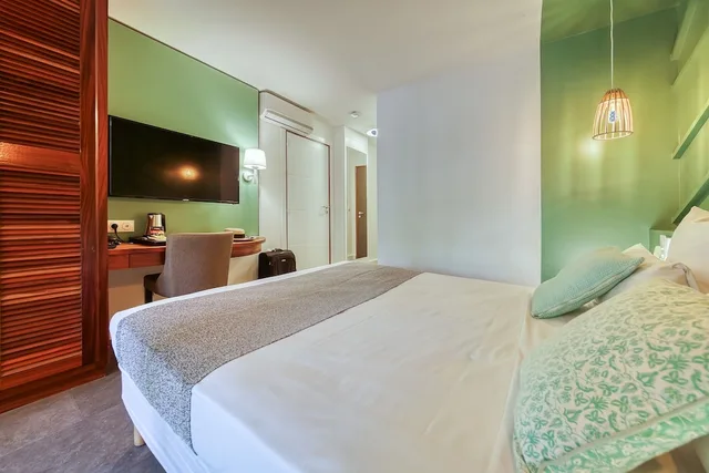 غرفة أساسية بسرير كوين، Residence Tropic Appart Hotel 2/2