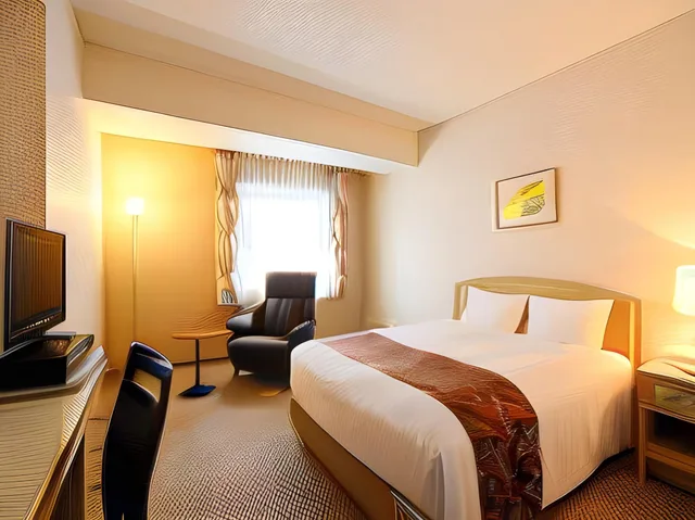 Room, Double Bed, Smoking, Hiroshima Garden Palace 2/2