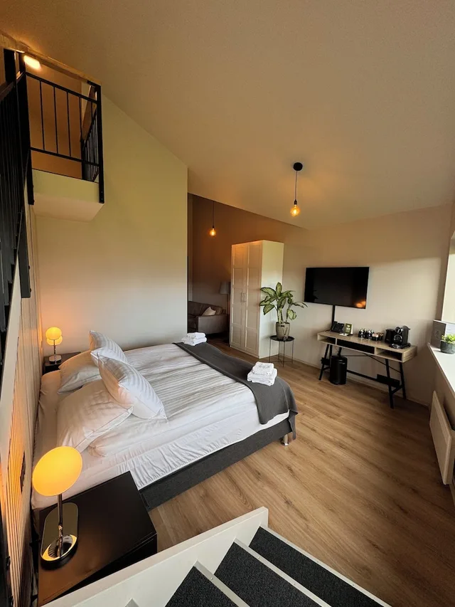 غرفة عائلية رباعية بسرير مزدوج وسريرين منفصلين، Hotel Vik 2/10