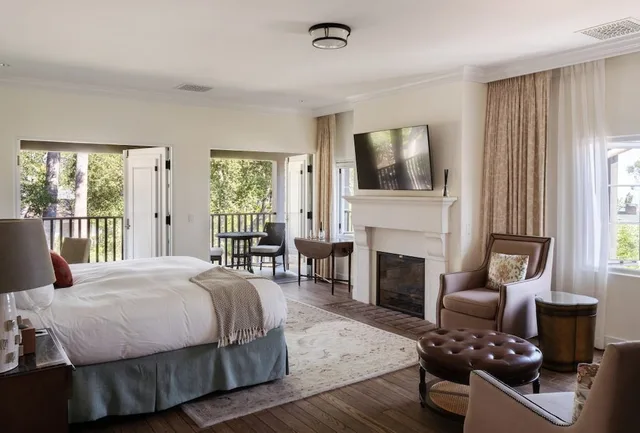 غرفة بريميير بسرير كينج بشرفة، El Encanto A Belmond Hotel Santa Barbara 2/3