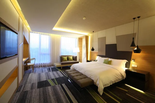 Bamboo, Deluxe, King Bed، BeiJing Qianyuan Hotel 4/10