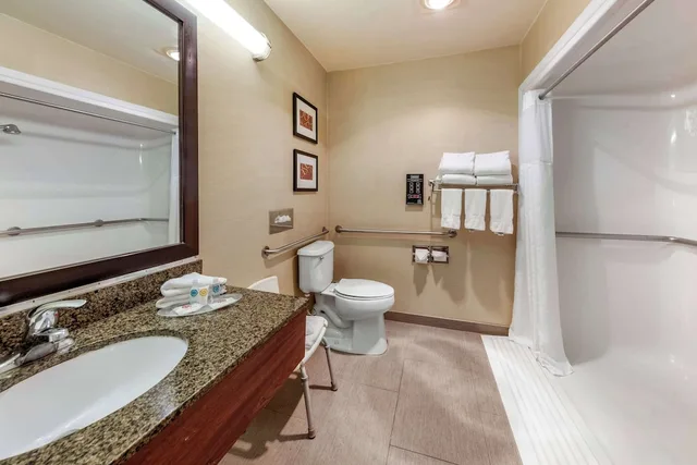 جناح بسرير كينج مع أريكة لذوي الإعاقة، Comfort Suites Near Six Flags Magic Mountain 4/8