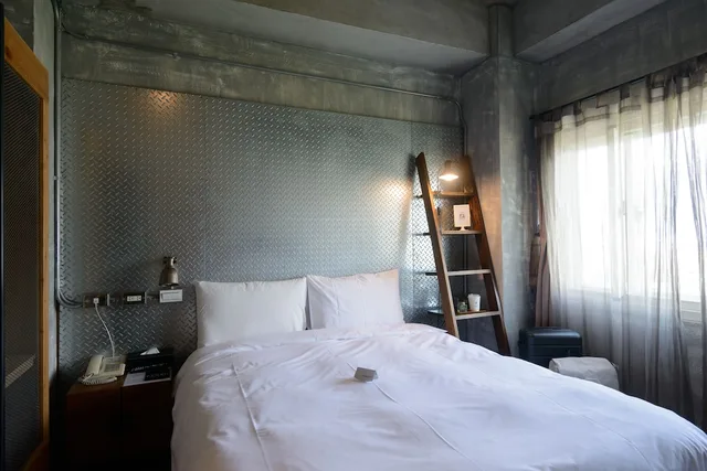 غرفة بسرير مزدوج بحمام خاص، Hualien Wow Hostel 1/3
