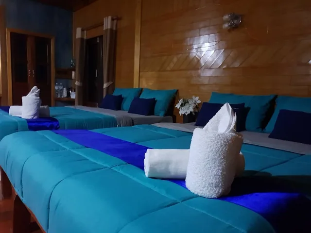 غرفة عائلية بسريرين مزدوجين بإطلالة على الجبل، Baan Suan Hill Resort 5/8