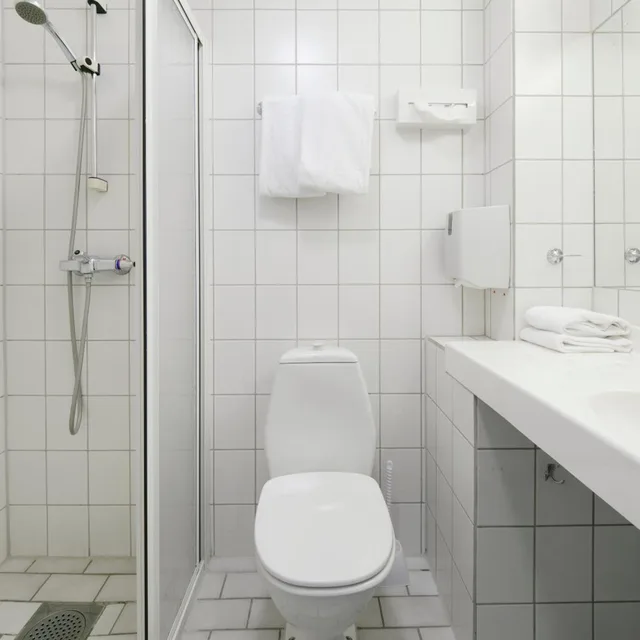 غرفة اقتصادية صغيرة بسرير كوين، Bergstadens Hotel 4/6