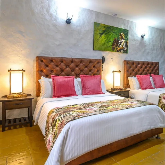 غرفة كومفورت بسريرين منفصلين، Hotel Salento Real Eje Cafetero 5/8