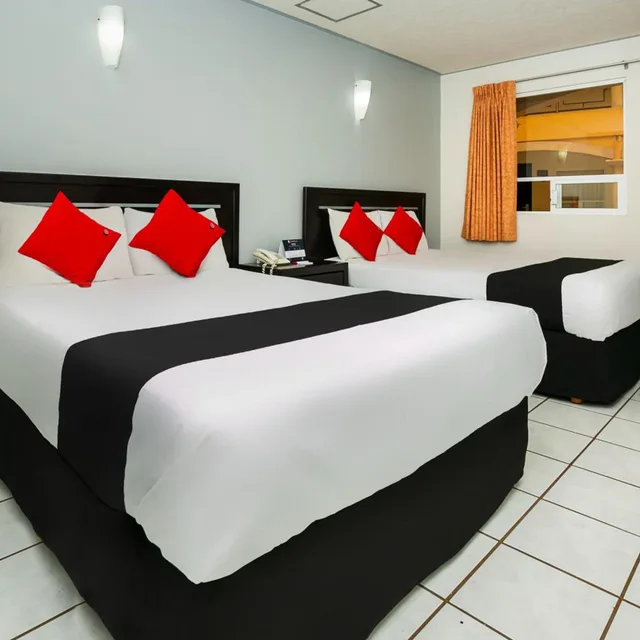 غرفة قياسية بسريرين، Capital O Hotel Victoria Morelia 2/10