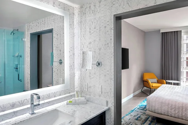 1 Bedroom, Suite, King Bed, Le Meridien Philadelphia 7/9