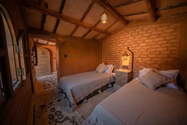 غرفة كومفورت ثلاثية بثلاثة أسرّة، Ecolodge Ouednoujoum 1/1
