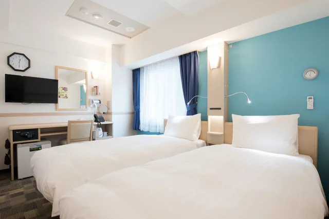 غرفة اقتصادية بسريرين منفصلين، Toyoko Inn Matsudo-eki Higashi-guchi 3/4