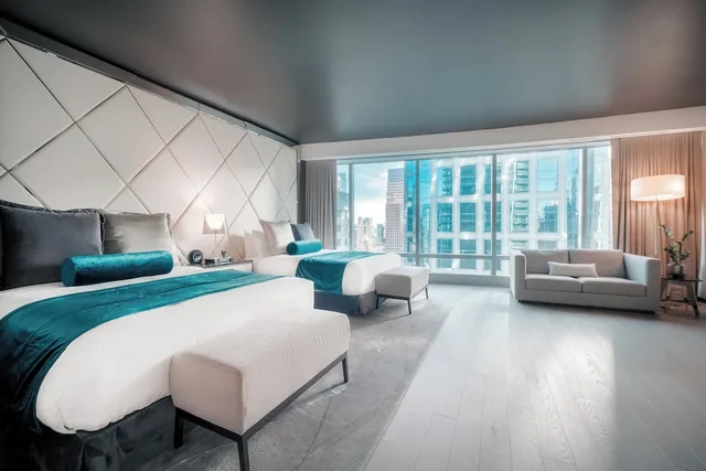 غرفة تنفيذية بسريرين كوين، Paradox Hotel Vancouver 2/4