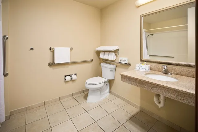 غرفة قياسية بسرير كينج لذوي الإعاقة، AmericInn by Wyndham Hill City Mt Rushmore 3/4