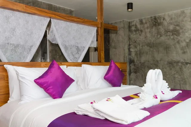 غرفة غراند ديلوكس بإطلالة على البحر، Maneetel Krabi Beachfront 2/5