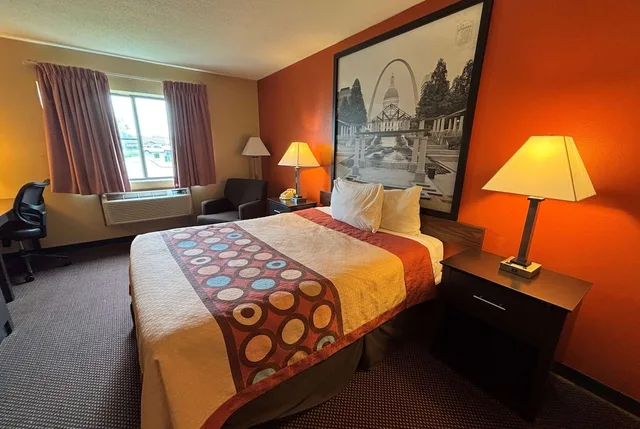 غرفة قياسية بسرير كوين، Super 8 by Wyndham Du Quoin 3/5
