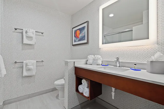 جناح عائلي بسرير كينج وسرير بطابقين مع أريكة، Holiday Inn Express Suites Orlando Lk Buena Vista Area 10/10