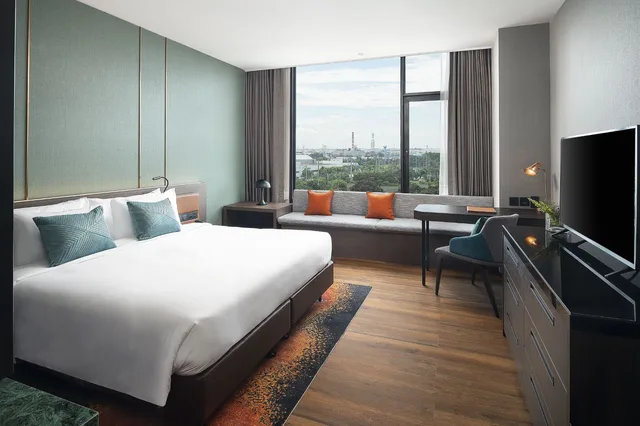 غرفة قياسية بسرير مزدوج، Hotel Nikko Amata City Chonburi 1/3