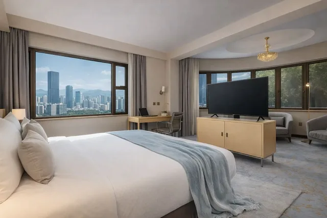 جناح ديلوكس بسرير كوين بإطلالة على المدينة، Kunming Jin Jiang Hotel 1/1