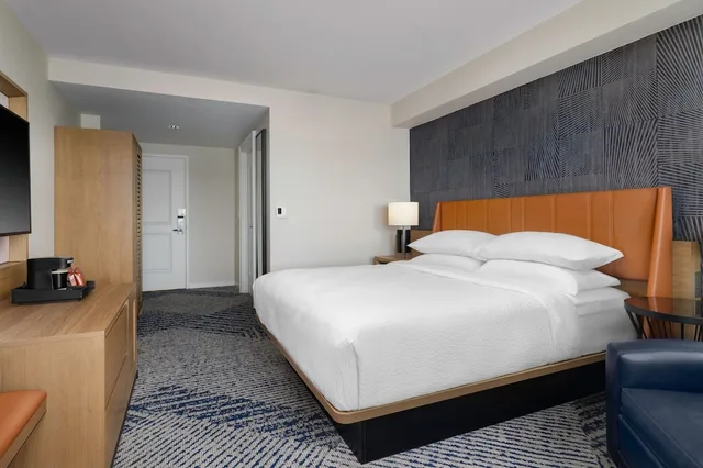 غرفة بسرير كينج بإطلالة على المرسى لذوي الإعاقة، Sheraton Erie Bayfront Hotel 1/4
