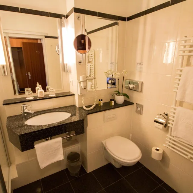 غرفة مفردة بشرفة، Ringhotel Zweibruecker Hof 2/5