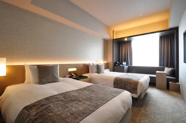 Semi Room, Superior, 2 Semi Double Beds, Hotel Jal City Sapporo Nakajima Park 1/2