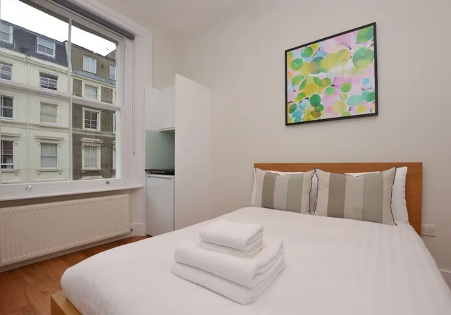 شقة استوديو صغيرة بسرير مزدوج، Queensborough Terrace Serviced Apartments 1/7