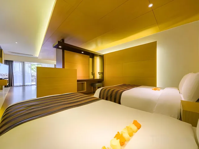 غرفة قياسية بسريرين منفصلين بدون إطلالة، Stanford Hotel and Resort Jeju 2/2