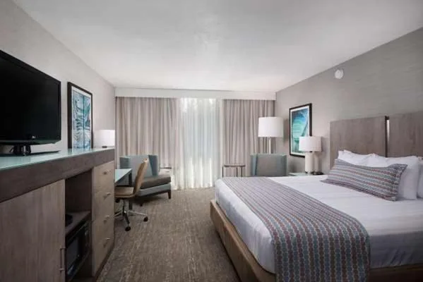 غرفة بسريرين كوين بإطلالة على البحر يُسمح فيها بالحيوانات الأليفة، Best Western Plus Agate Beach Inn 1/5