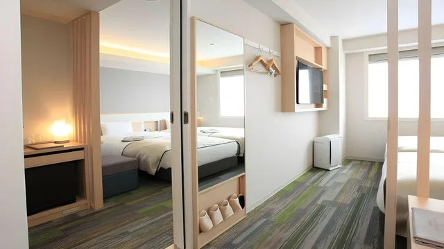 غرفة قياسية رباعية، Urban Hotel Kyoto Gojo Premium 1/1