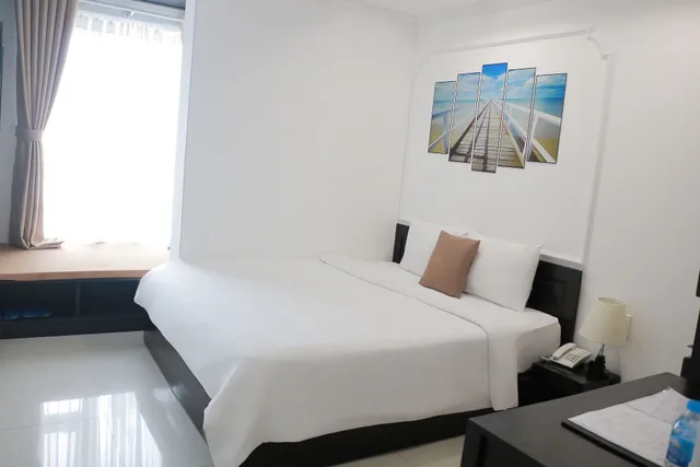 غرفة أساسية بسرير كوين، Phuong Dong Hotel & Apartment 6/8