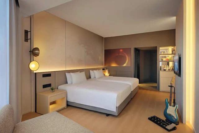 غرفة سوبيريور بسريرين منفصلين، Hard Rock Hotel Pattaya 4/6
