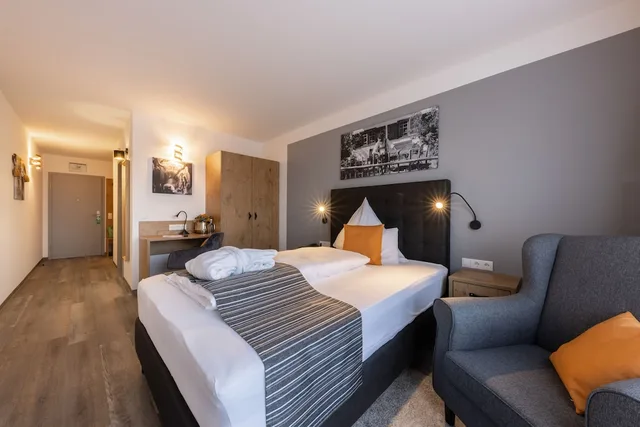 غرفة بزنس مفردة، Hotel Tanneck 6/8