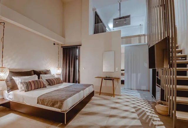3 Bedrooms, Maisonette, 2 Queen Beds, Trundle Bed، Cooks Club Hersonissos - Adults Only 9/10
