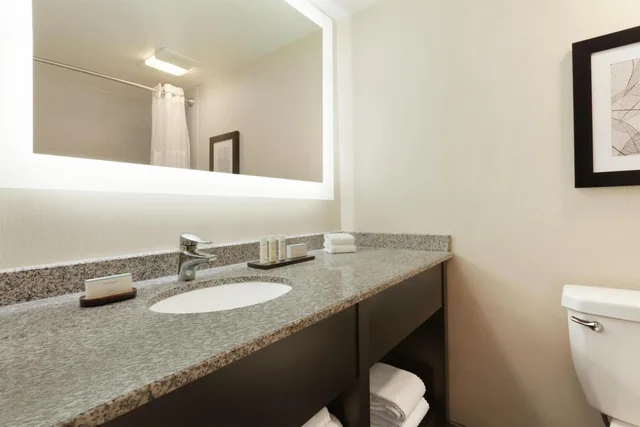 جناح بسريرين كوين بغرفة نوم واحدة مع أريكة لذوي الإعاقة، Embassy Suites By Hilton Arcadia Pasadena Area 2/3