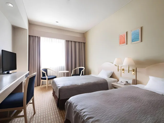 غرفة قياسية بسريرين مزدوجين، Hotel Nikko Narita 1/1