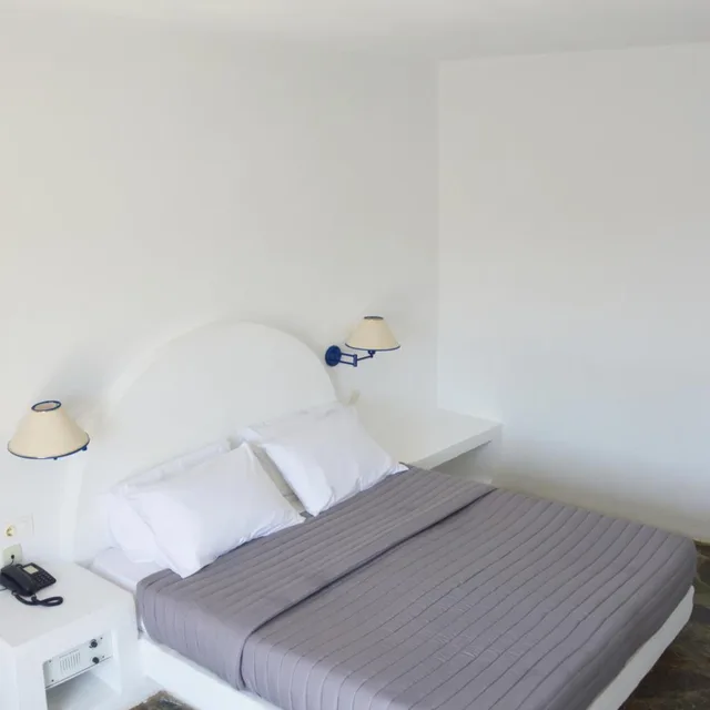 غرفة بسرير مزدوج بإطلالة على البحر، PATMOS PARADISE 4/6