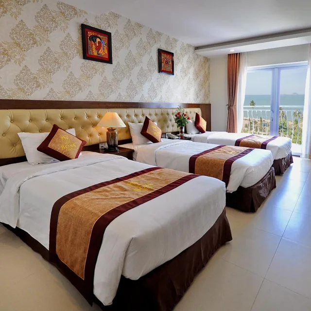 غرفة تنفيذية ثلاثية بشرفة، BOSS HOTEL NHA TRANG 4/10