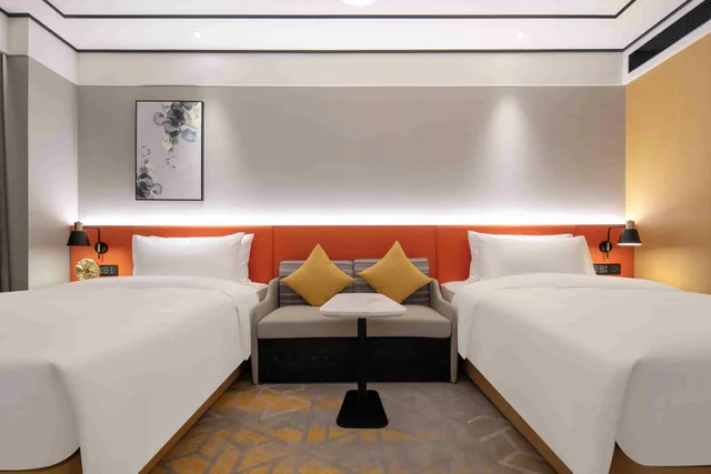 غرفة ديلوكس بسريرين منفصلين، Hilton Garden Inn Changsha Yuelu 1/1