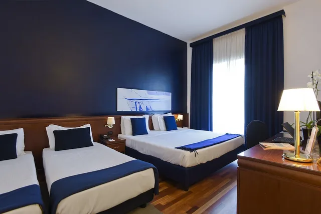 جناح استوديو بسرير كينج بإطلالة على الحديقة بشرفة، GRAND HOTEL TIBERIO 6/10
