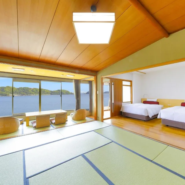 جناح داخلي ياباني غربي بحوض استحمام، Oedo Onsen Monogatari Nanki Kushimoto 5/6
