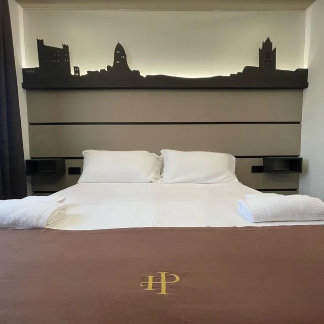 غرفة ديلوكس بسرير مزدوج أو سريرين منفصلين، Palace hotel Due ponti 5/8