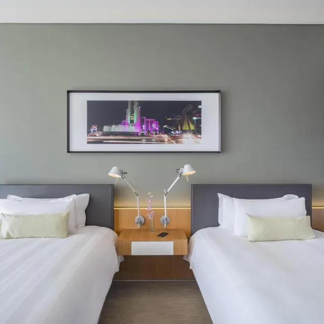 غرفة بريميير بسريرين كوين بإطلالة، The Paragon Hotel Mexico City Santa Fe by Accor 1/10