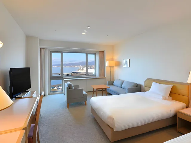 غرفة بسريرين منفصلين للمدخنين، Hakodate Kokusai Hotel 1/1