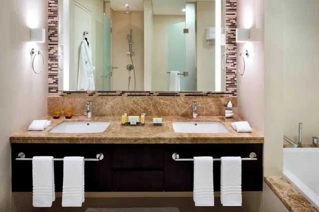 شقة بسرير كينج بإطلالة على المدينة، Marriott Executive Apartments Downtown Abu Dhabi 4/4