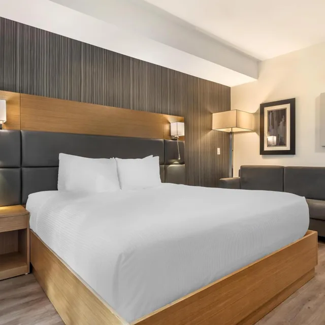 غرفة بسرير كينج يُسمح فيها بالحيوانات الأليفة، Executive Residency By Best Western Calgary City View North 2/6