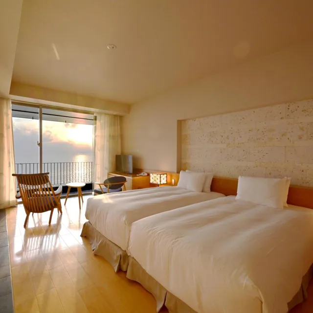 Premium, Twin Beds, Ocean View, Annex, Ishigaki Island Beach Hotel Sunshine 2/10