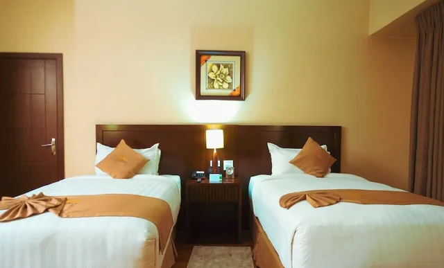 غرفة قياسية بسريرين منفصلين، Capital Hotel And Spa 4/10