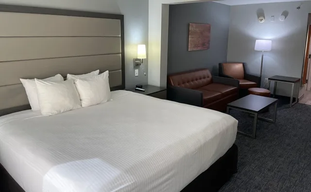 غرفة قياسية بسرير كينج مع أريكة، Best Western Plus McAllen Airport Hotel 2/4
