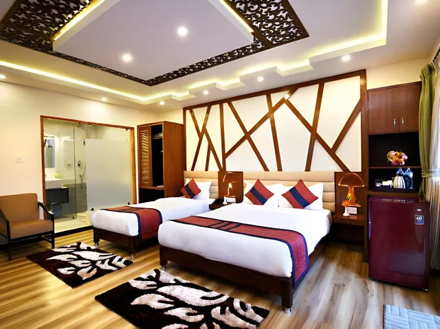 جناح تنفيذي بسرير مزدوج وسرير فردي بشرفة، Hotel Jampa 1/1