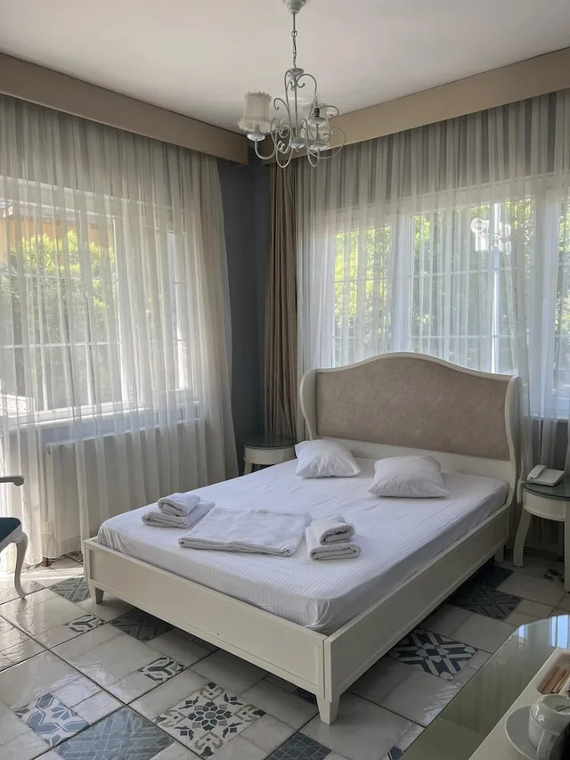 غرفة ديلوكس بسرير مزدوج بشرفة، Buyukada Cankaya Hotel 9/10
